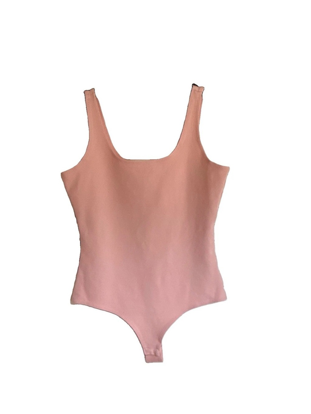 Shinestar Pink Scoop Neck Tank Bodysuit
